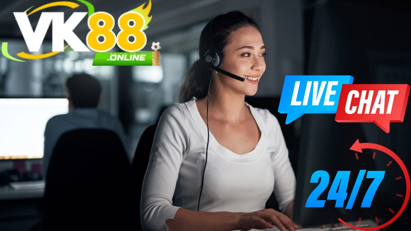 Ứng dụng Livechat - Kênh liên hệ VK88 hỗ trợ 24/7