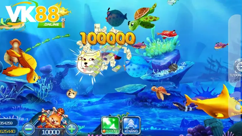 Những ưu điểm của game bắn cá VK88